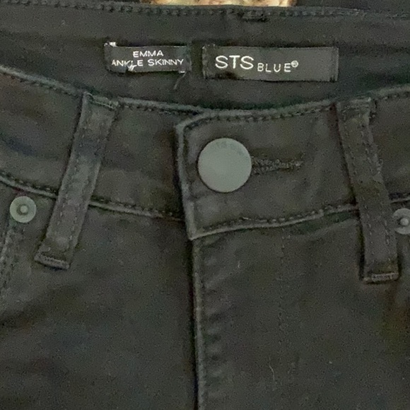 STS Blue Emma Ankle Skinny Jean, Black Sz 25 - Picture 3 of 3